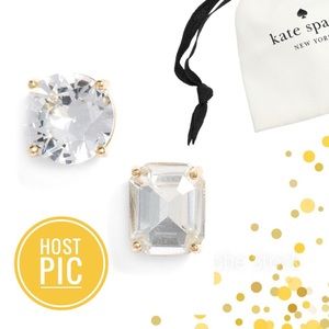 kate spade Mismatched Faceted Stud Earrings